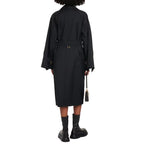 Burberry Black Polyester Coat Burberry