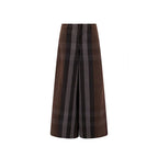 Burberry Brown Cotton Casual Pants Burberry