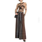 Burberry Brown Cotton Casual Pants Burberry