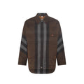 Burberry Brown Cotton Parka Burberry