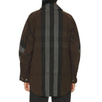 Burberry Brown Cotton Parka Burberry