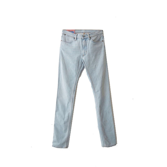 Acne Studios Blue Cotton Skinny Jeans Acne Studios