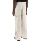 Acne Studios Beige Polyester Cargo Pants Acne Studios
