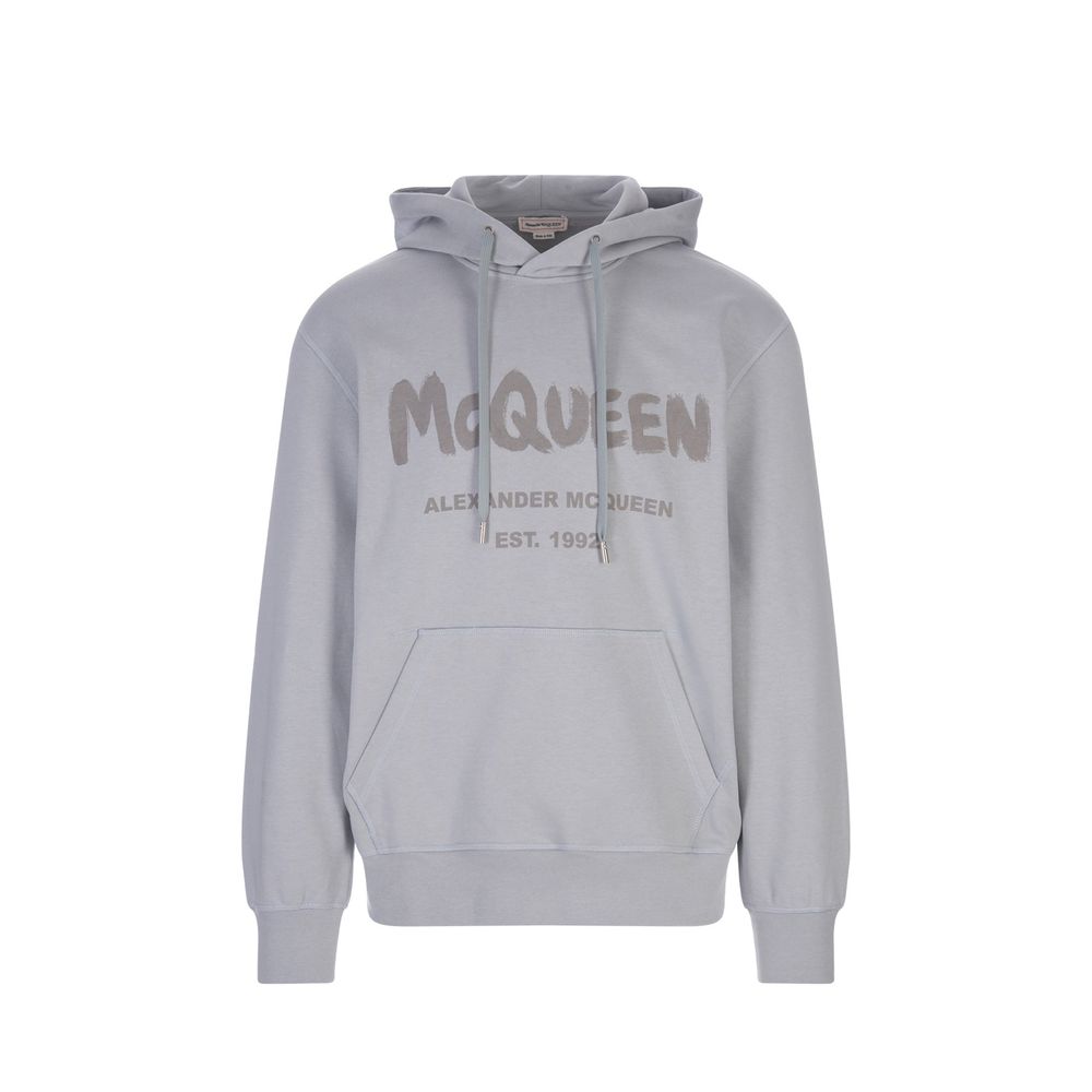 Alexander McQueen Gray Cotton Sweatshirt Alexander McQueen