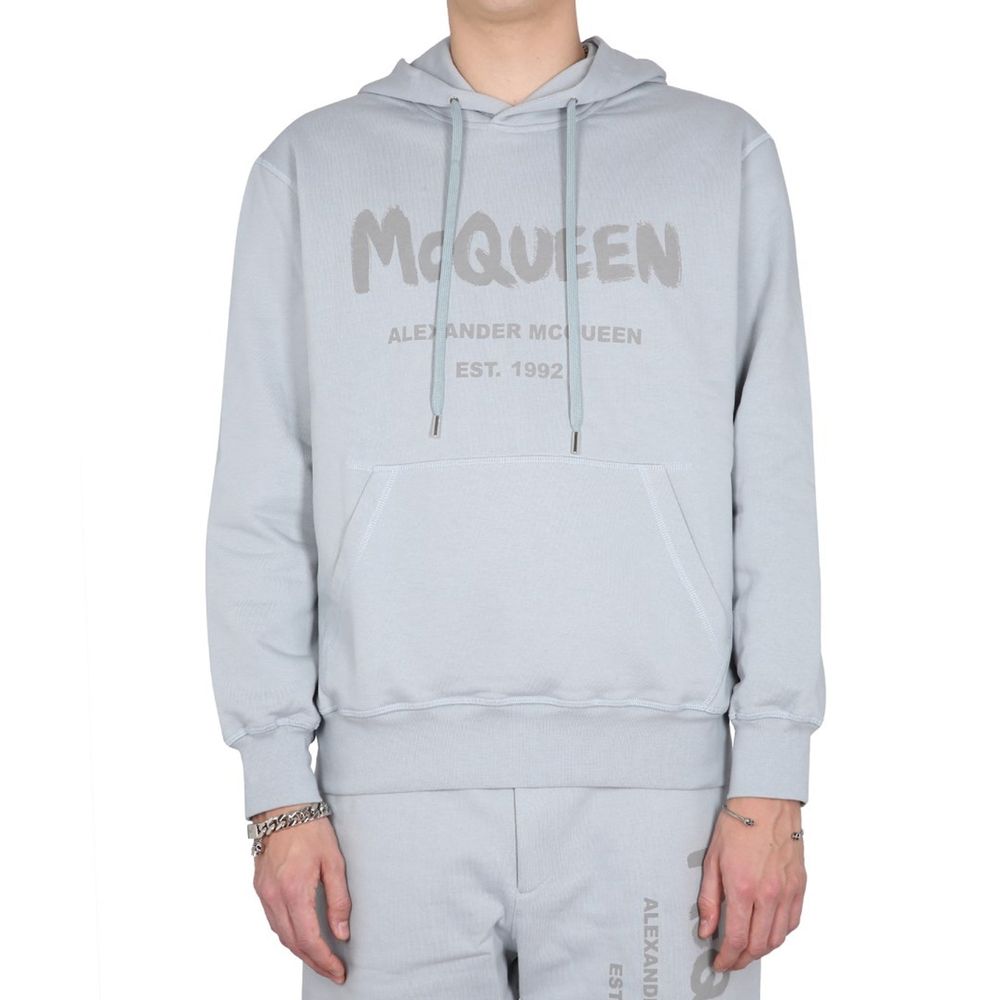 Alexander McQueen Gray Cotton Sweatshirt Alexander McQueen
