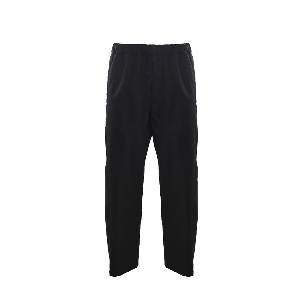 Alexander McQueen Black Cotton Casual Pants Alexander McQueen