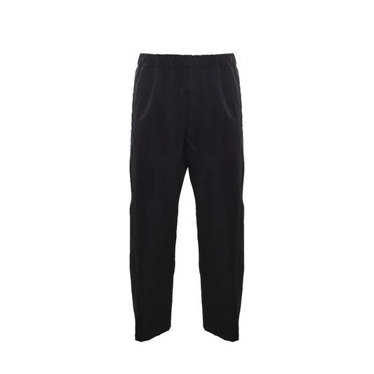 Alexander McQueen Black Cotton Casual Pants Alexander McQueen