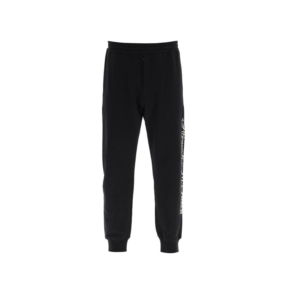 Alexander McQueen Black Cotton Athletic Pants Alexander McQueen