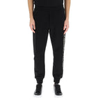 Alexander McQueen Black Cotton Athletic Pants Alexander McQueen