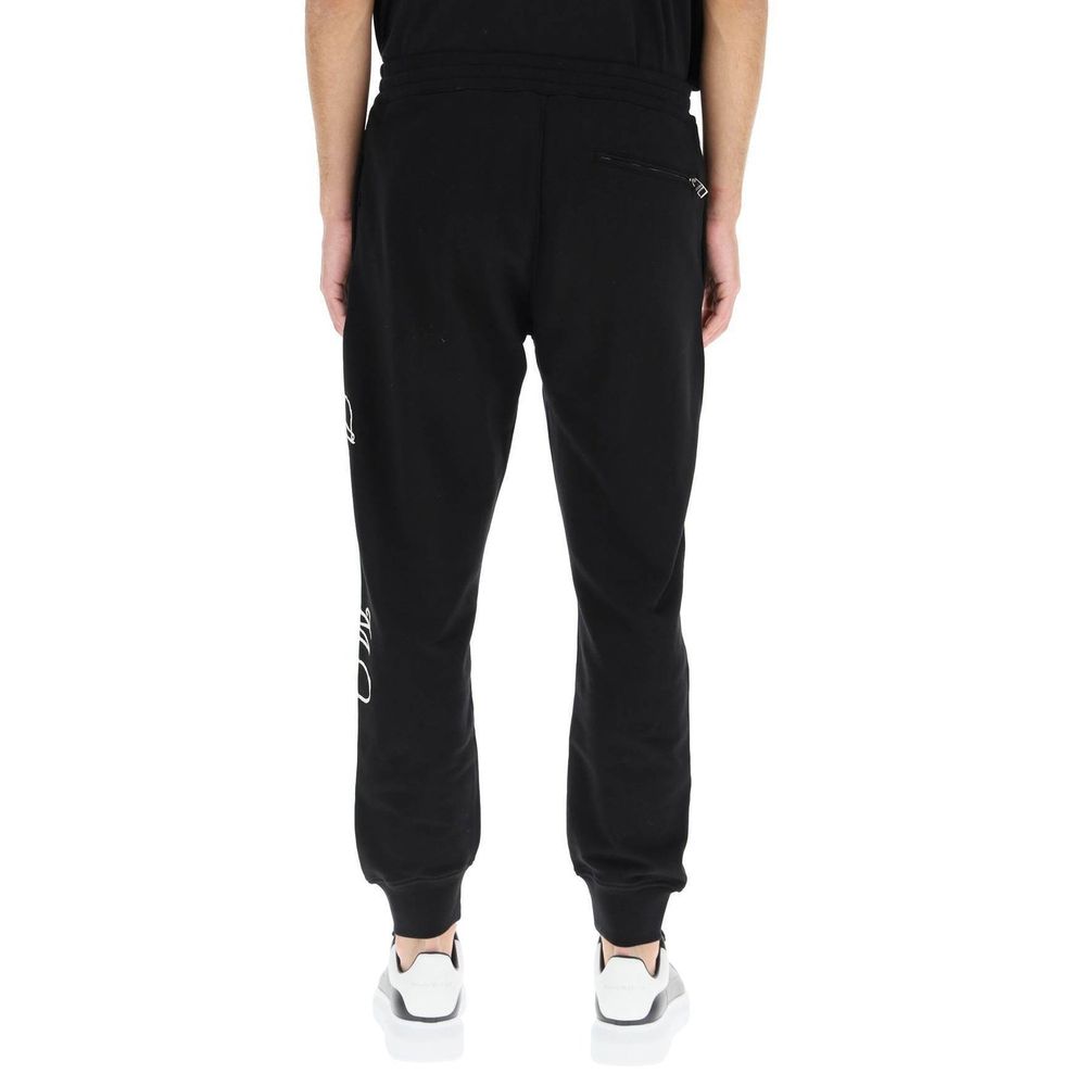 Alexander McQueen Black Cotton Athletic Pants Alexander McQueen