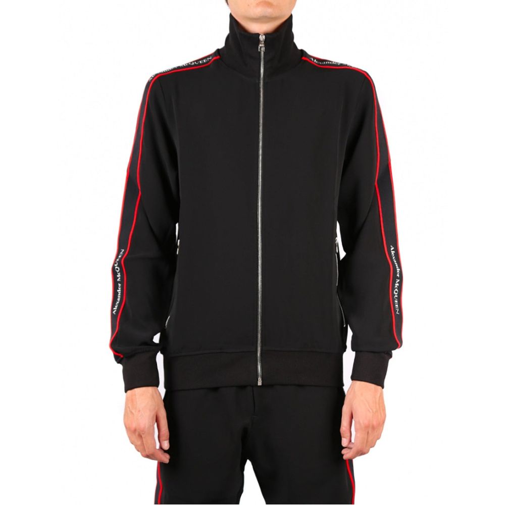 Alexander McQueen Black Viscose Sweatshirt Alexander McQueen
