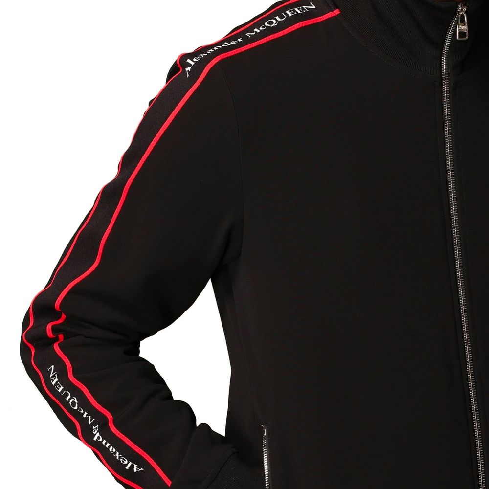Alexander McQueen Black Viscose Sweatshirt Alexander McQueen