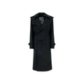Burberry Black Polyester Coat Burberry