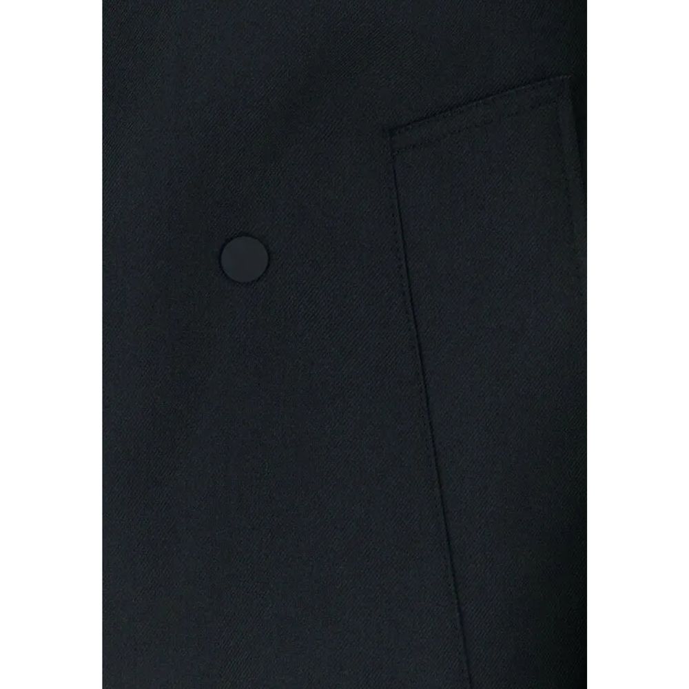 Burberry Black Polyester Coat Burberry