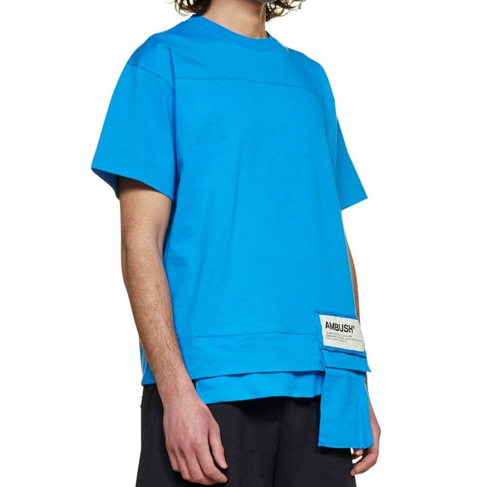 Ambush Blue Cotton T-Shirt Ambush