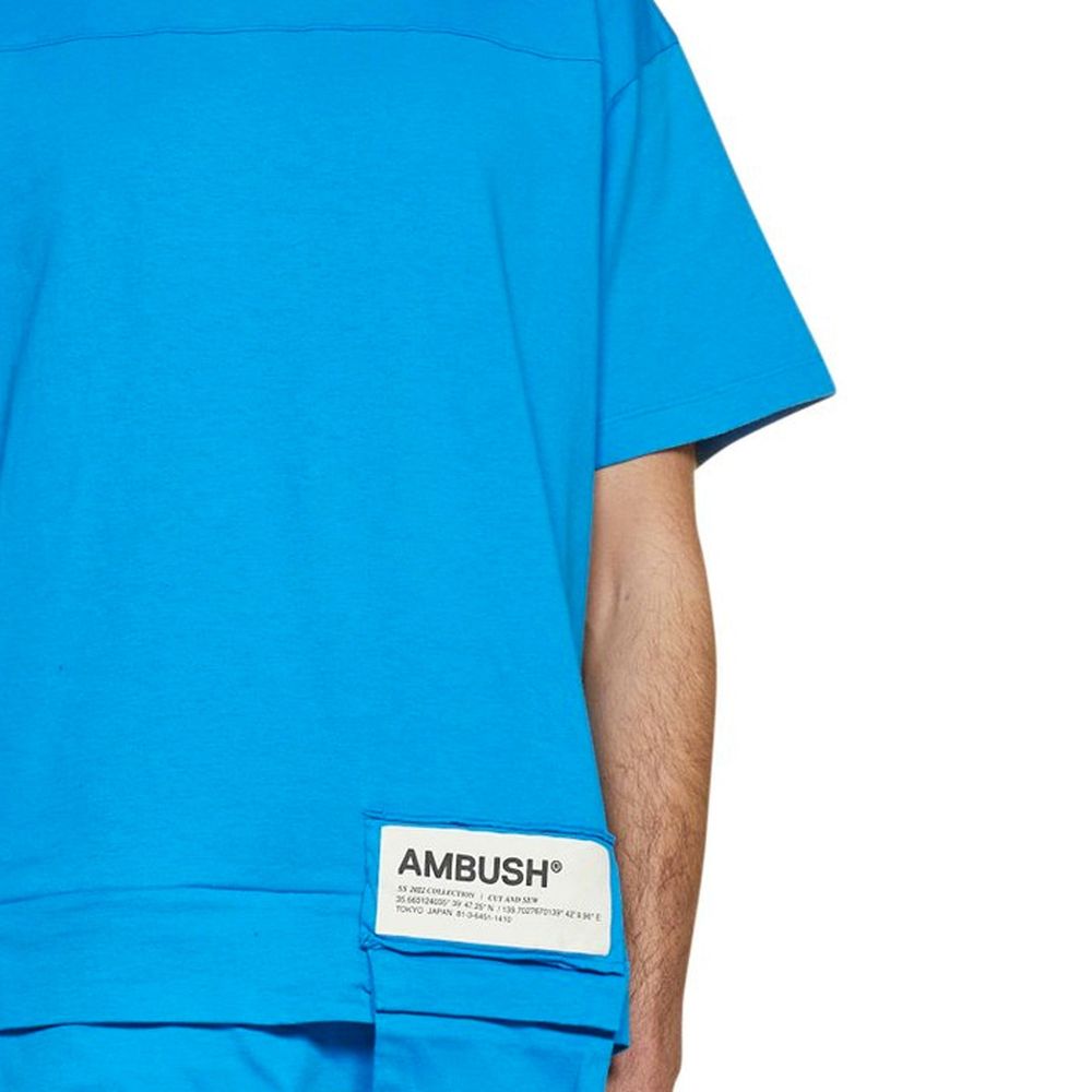 Ambush Blue Cotton T-Shirt Ambush