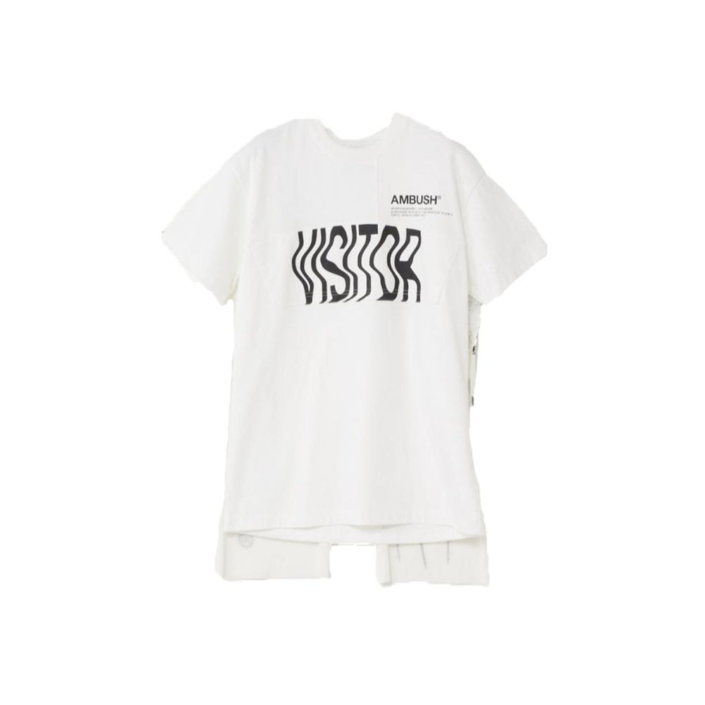 Ambush White Cotton T-Shirt Ambush