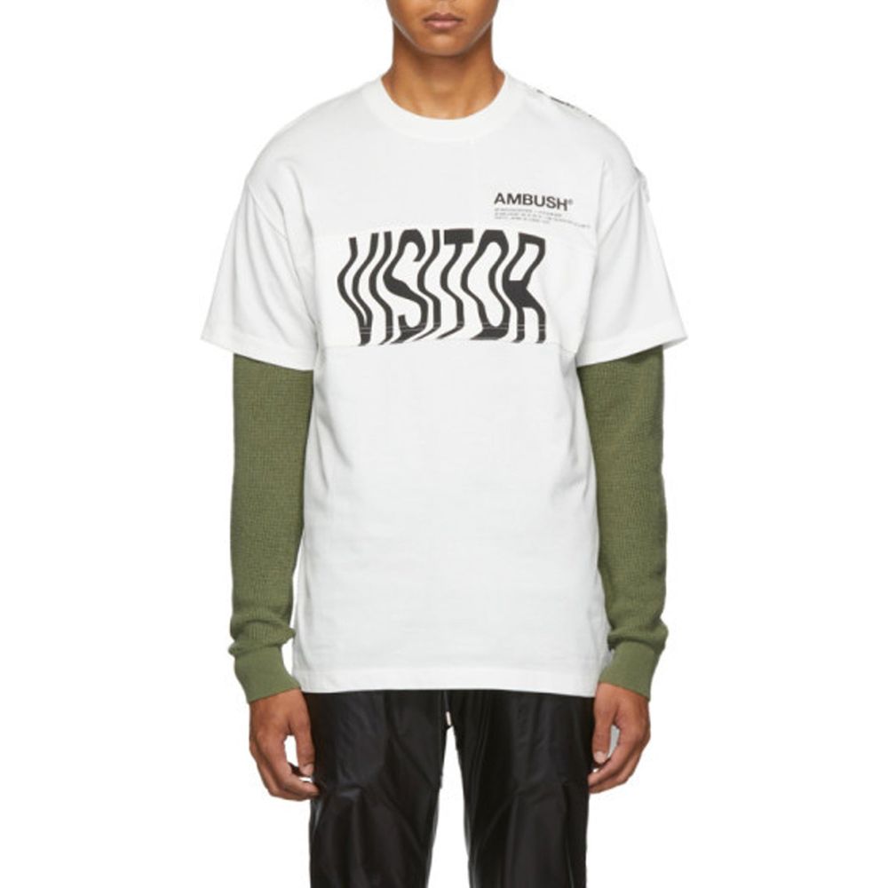 Ambush White Cotton T-Shirt Ambush
