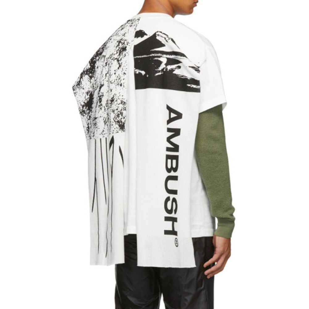 Ambush White Cotton T-Shirt Ambush