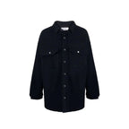 Ambush Blue Marabou Coat Ambush