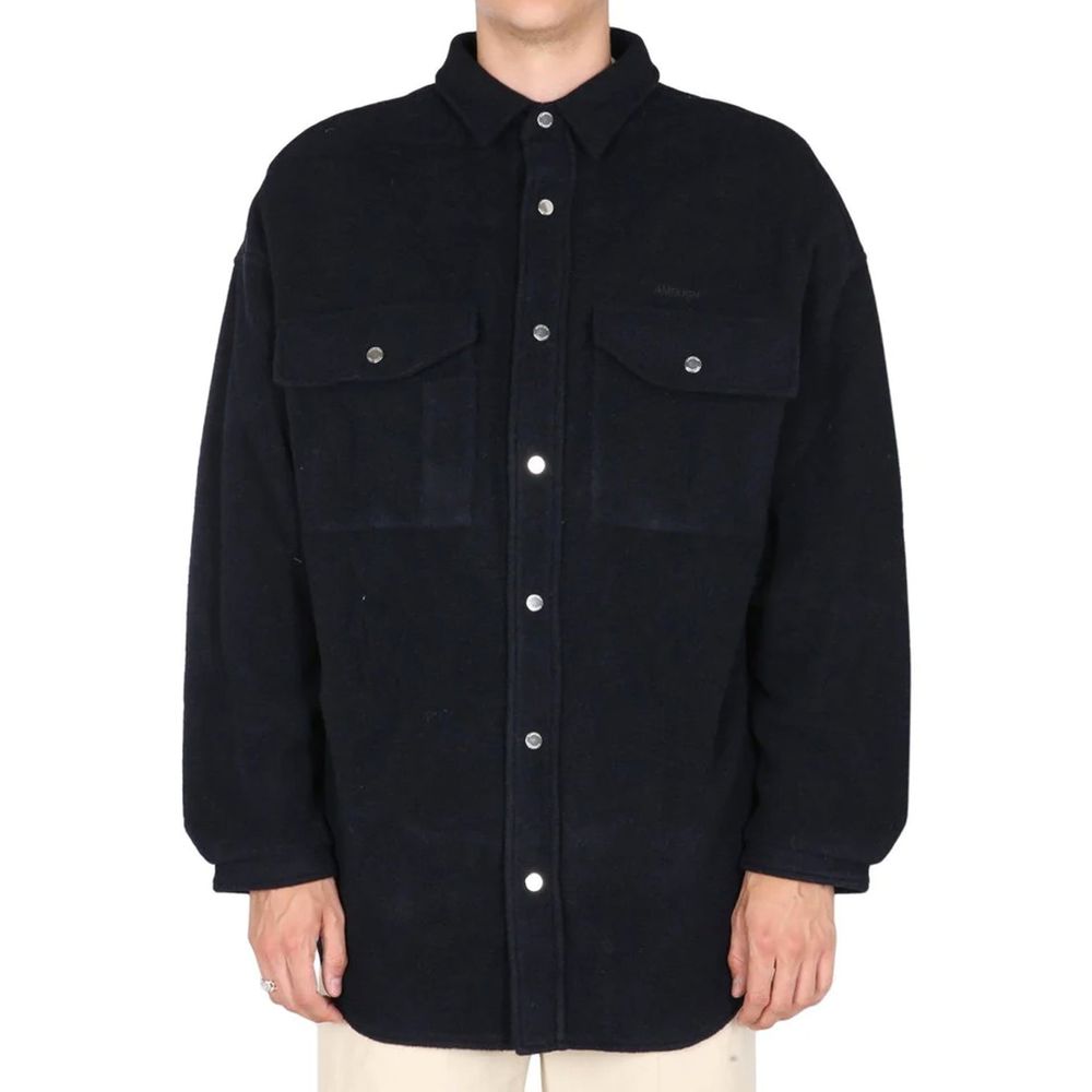 Ambush Blue Marabou Coat Ambush