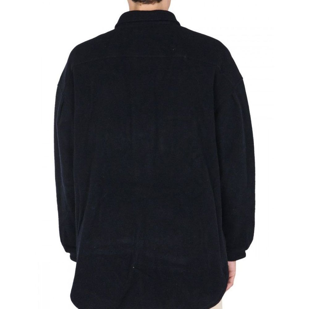 Ambush Blue Marabou Coat Ambush