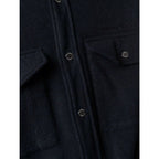 Ambush Blue Marabou Coat Ambush