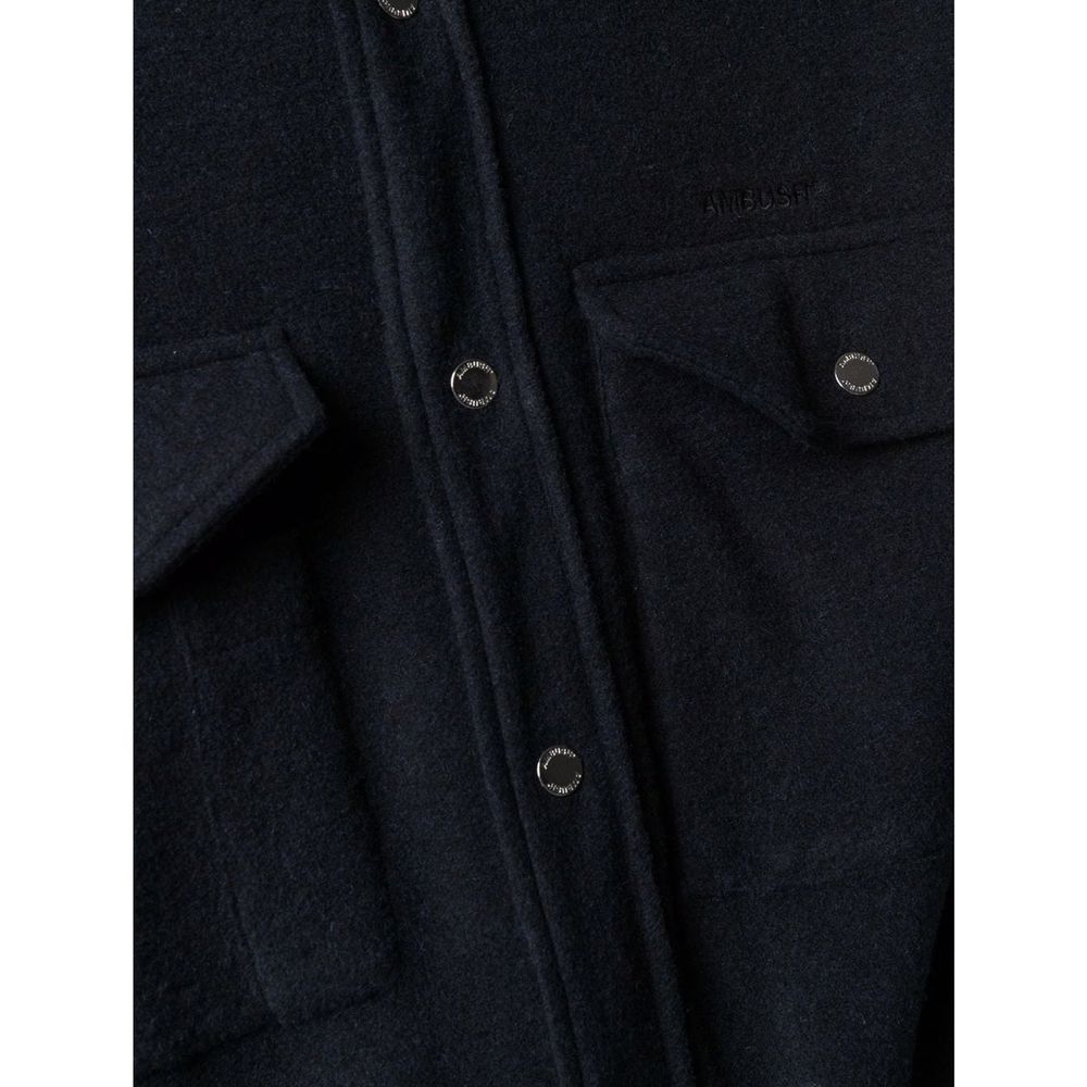 Ambush Blue Marabou Coat Ambush
