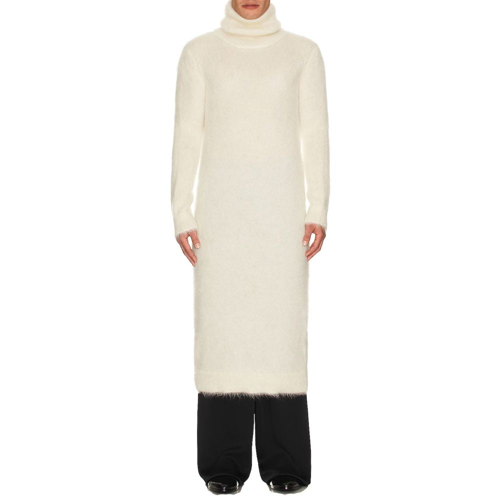 Saint Laurent White Mohair Sweatshirt Saint Laurent