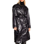 Saint Laurent Black Polyamide Coat Saint Laurent