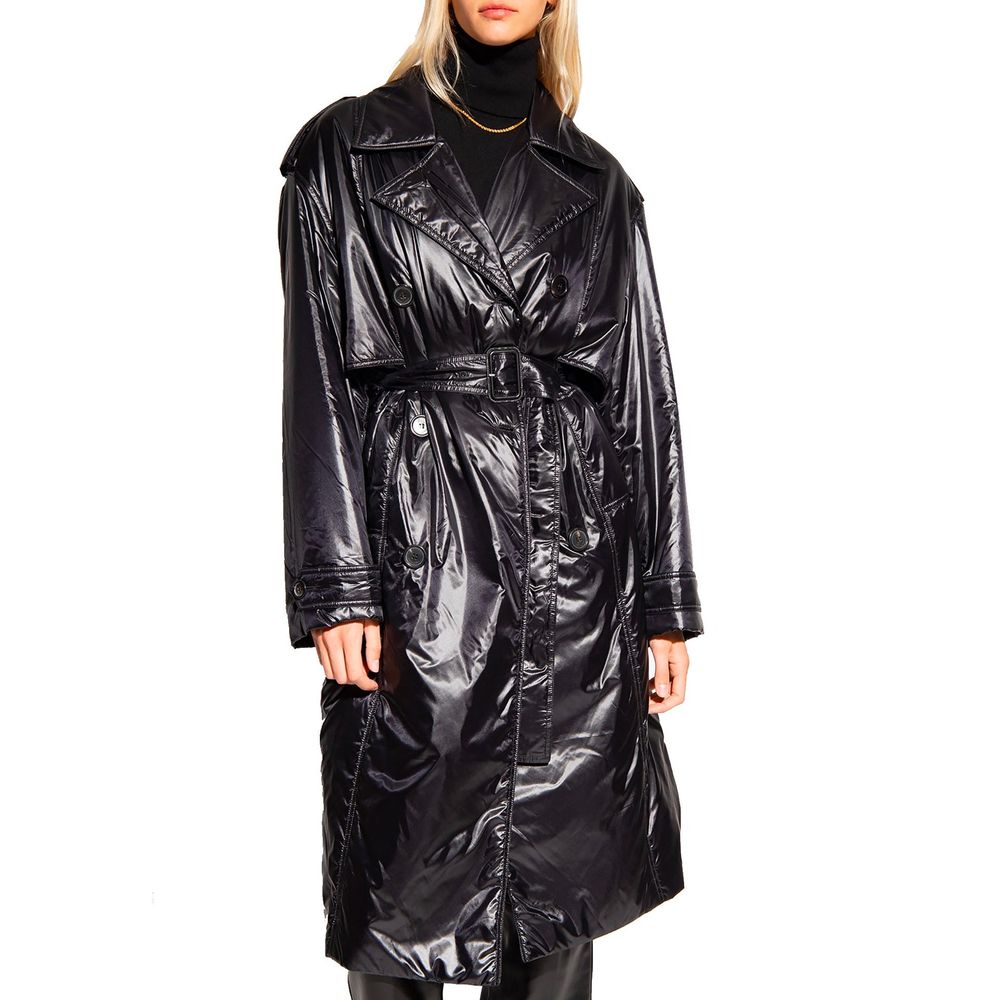 Saint Laurent Black Polyamide Coat Saint Laurent