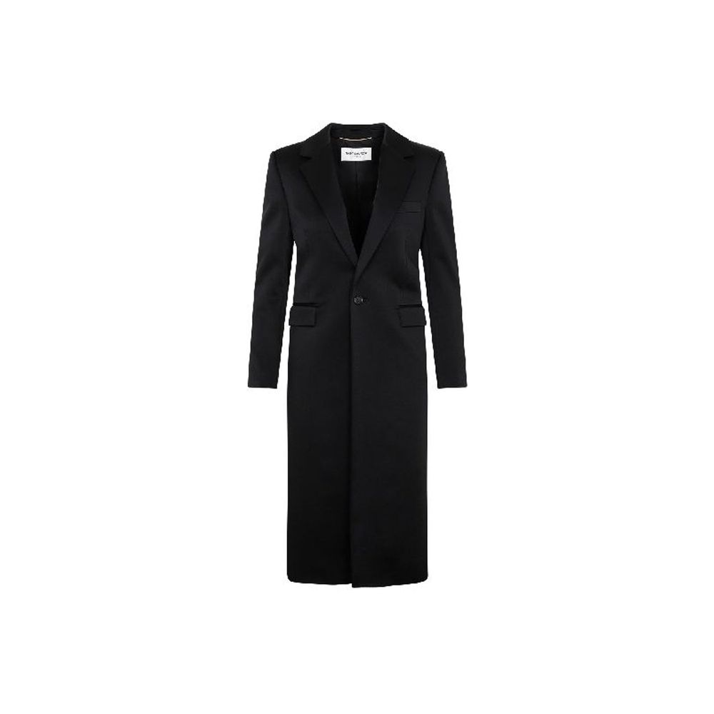 Saint Laurent Black Acetate Coat Saint Laurent