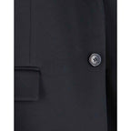 Saint Laurent Black Acetate Coat Saint Laurent