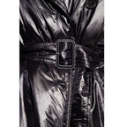 Saint Laurent Black Polyamide Coat Saint Laurent