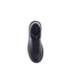 Alexander McQueen Black Calf Leather Bos Taurus Platform Sneakers Alexander McQueen