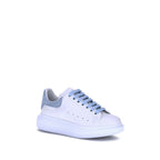 Alexander McQueen Blue Calf Leather Bos Taurus Platform Sneakers Alexander McQueen