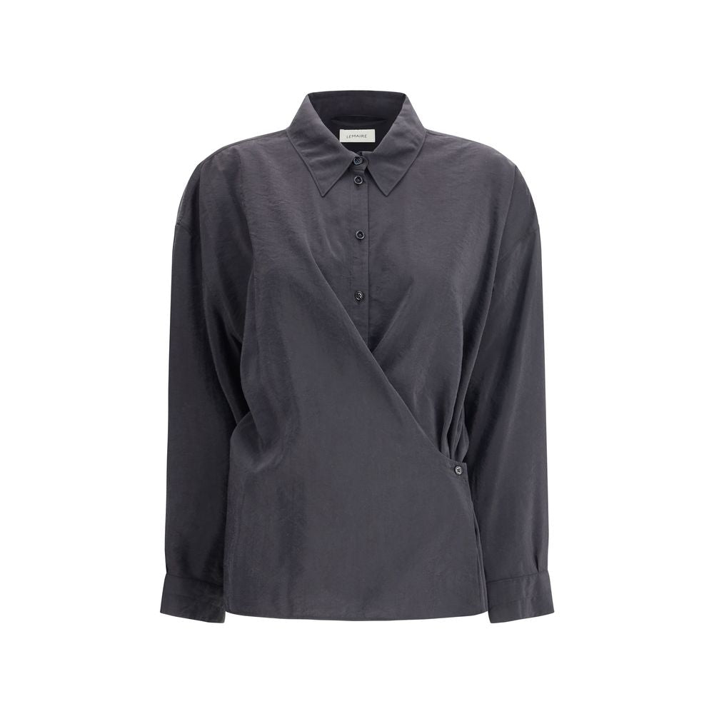 Lemaire Black Silk Dress Shirt Lemaire
