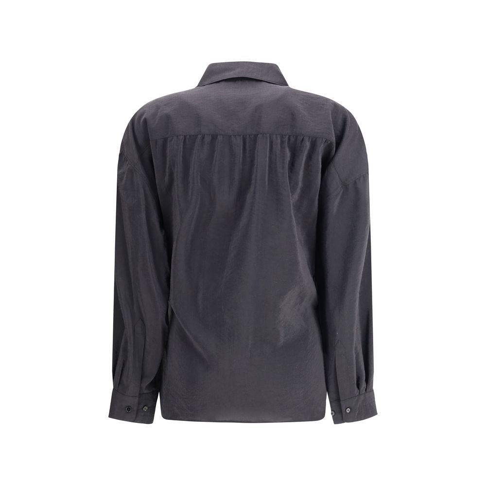 Lemaire Black Silk Dress Shirt Lemaire