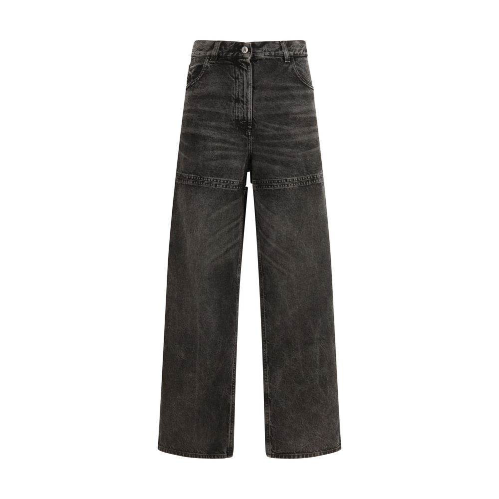 The Attico Black Cotton Jeans Denim The Attico