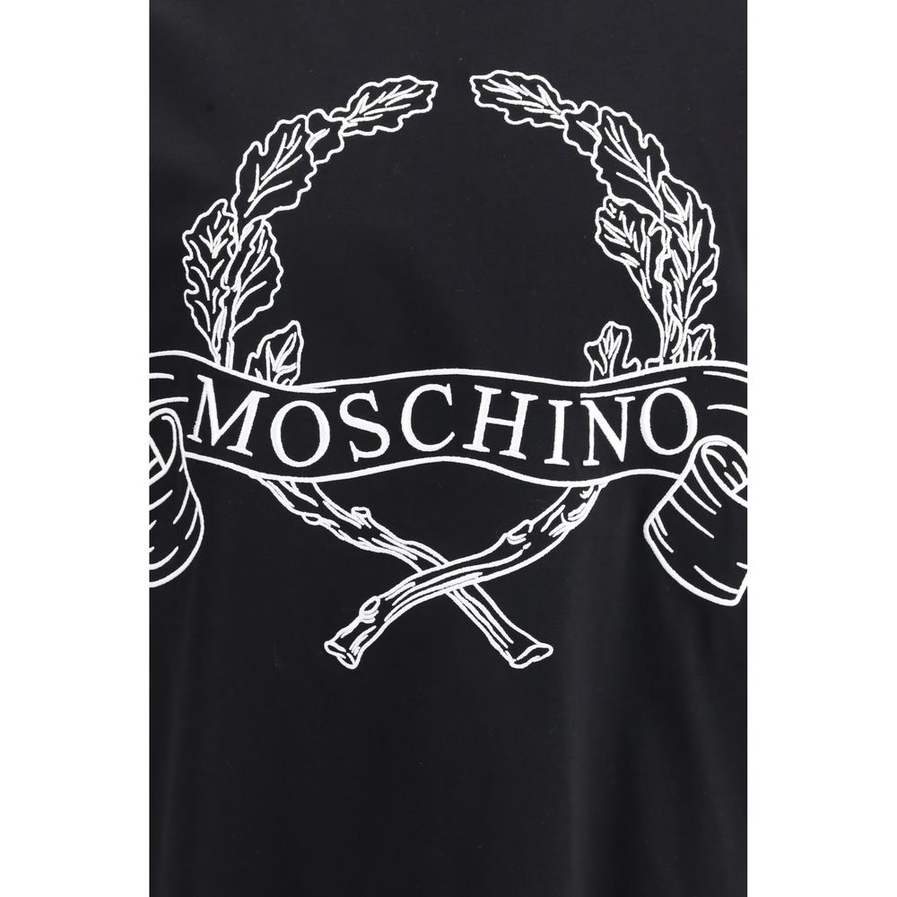 Moschino Black Cotton T-Shirt Moschino