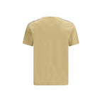 Burberry Beige Cotton T-Shirt Burberry