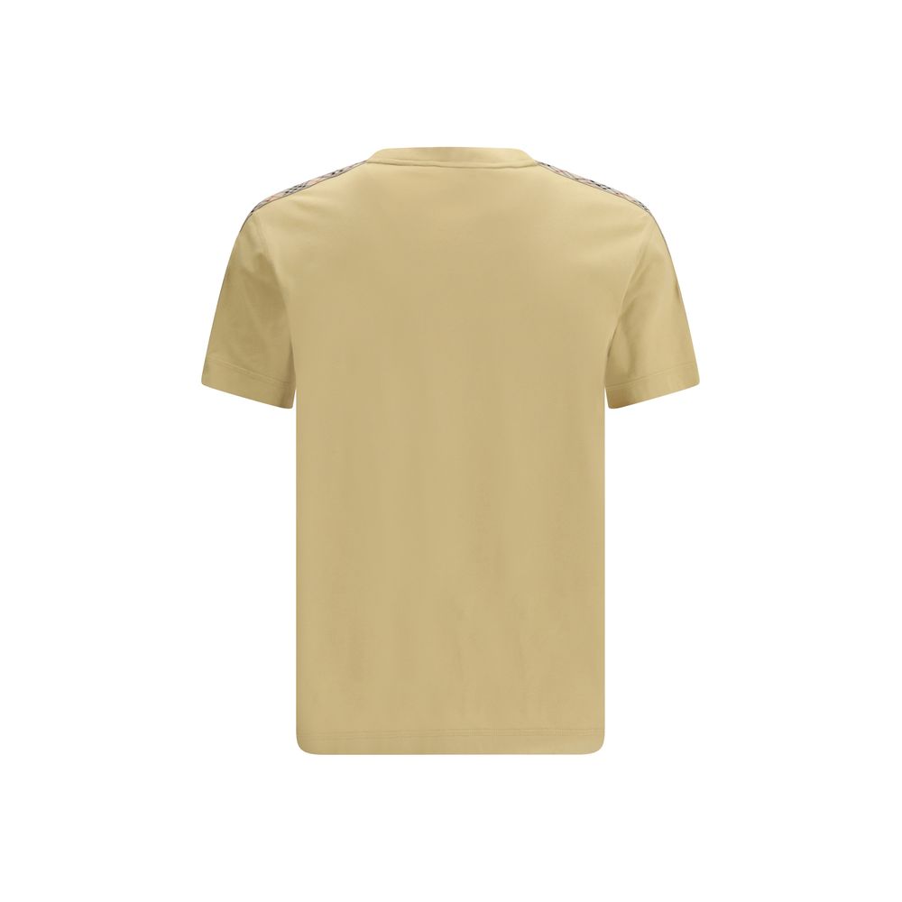 Burberry Beige Cotton T-Shirt Burberry