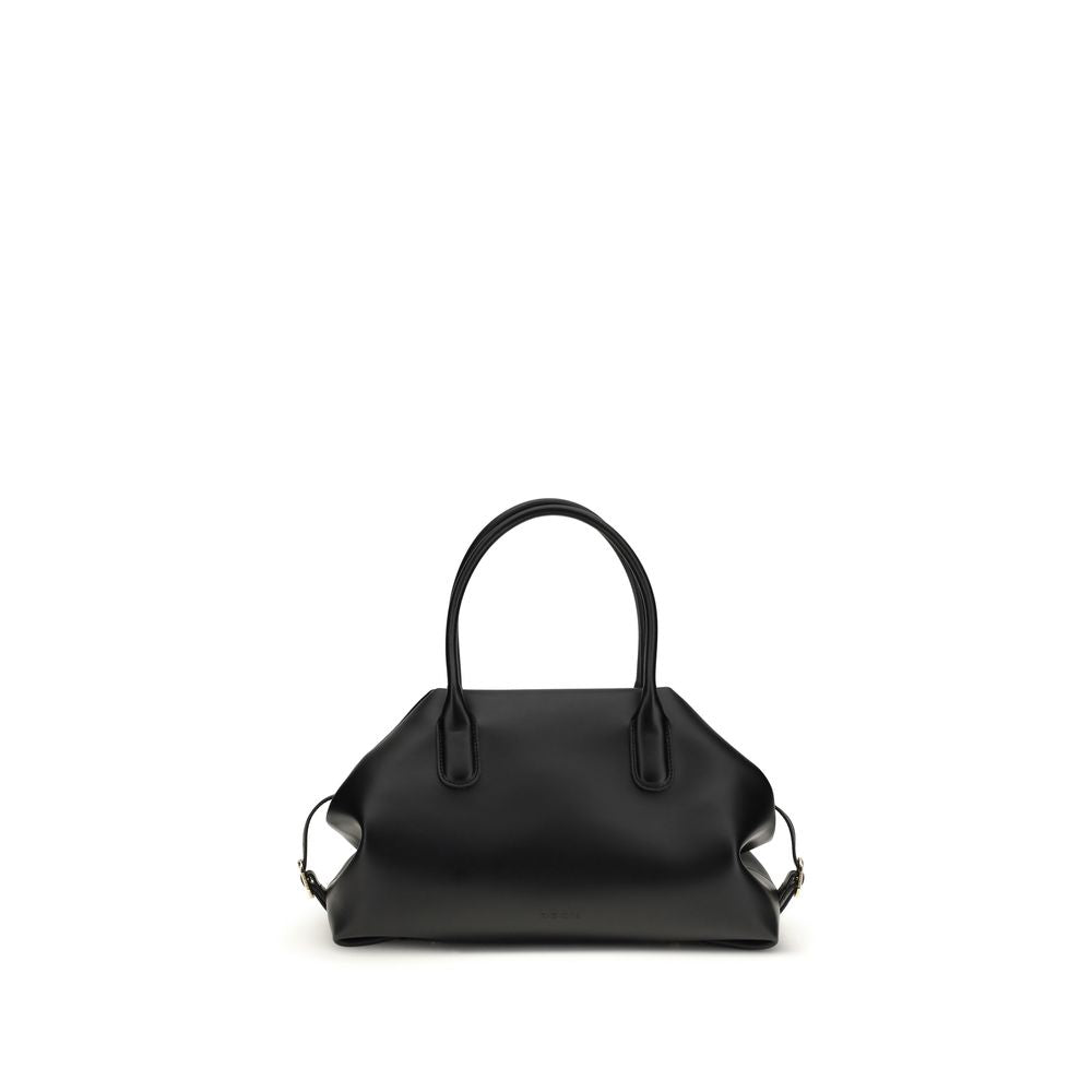 THEMOIRè Black Other Fibres Shoulder Bag THEMOIRè