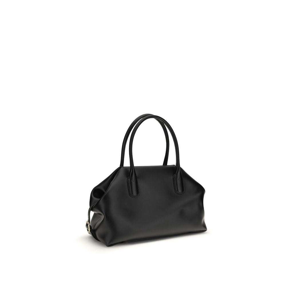 THEMOIRè Black Other Fibres Shoulder Bag THEMOIRè