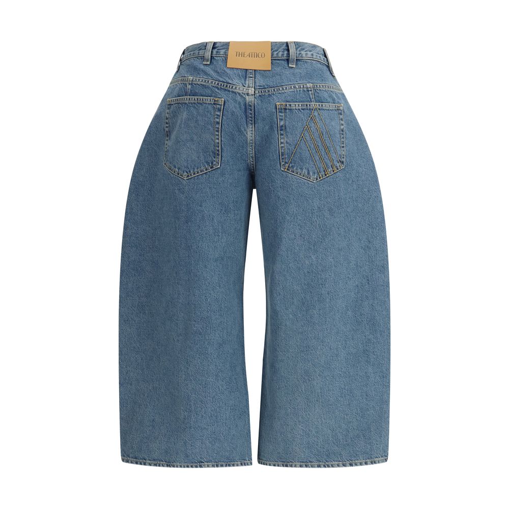 The Attico Blue Cotton Jeans Denim The Attico