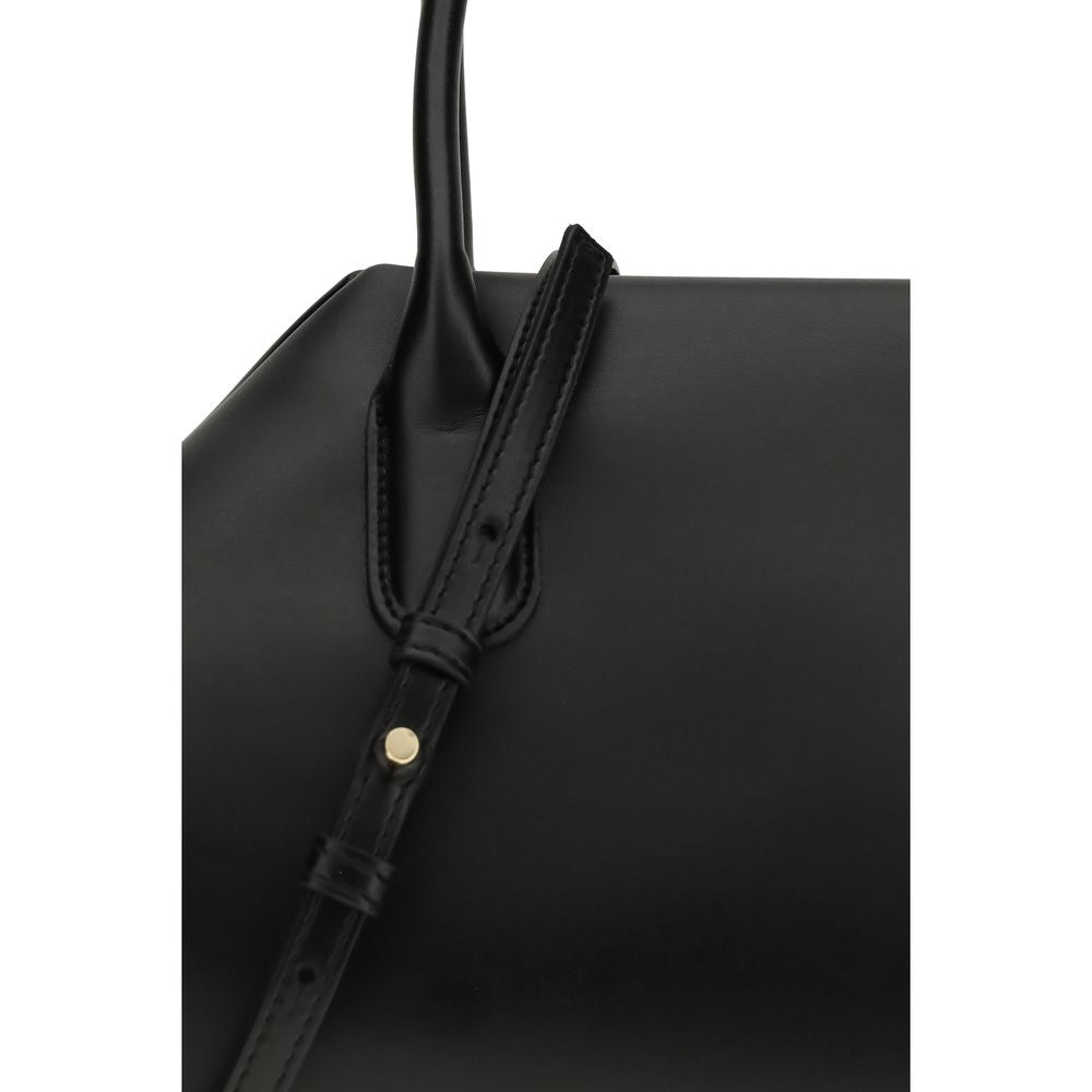 THEMOIRè Black Other Fibres Shoulder Bag THEMOIRè