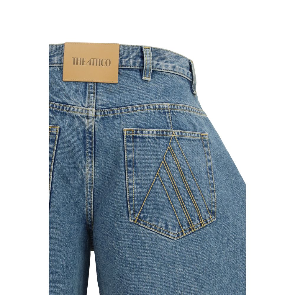 The Attico Blue Cotton Jeans Denim The Attico