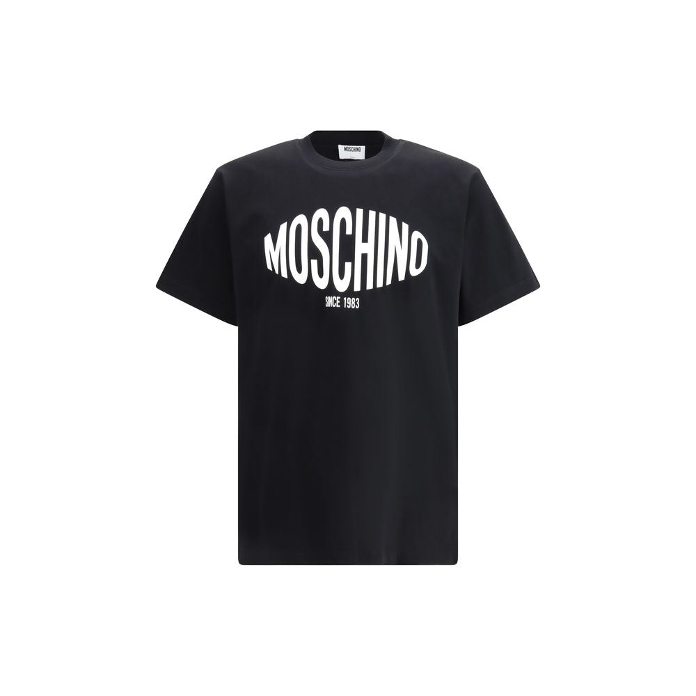 Moschino Black Cotton T-Shirt Moschino