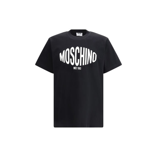 Moschino Black Cotton T-Shirt Moschino
