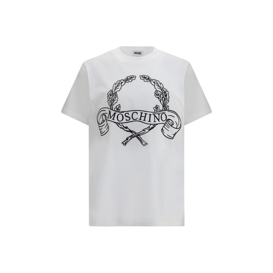 Moschino White Cotton T-Shirt Moschino
